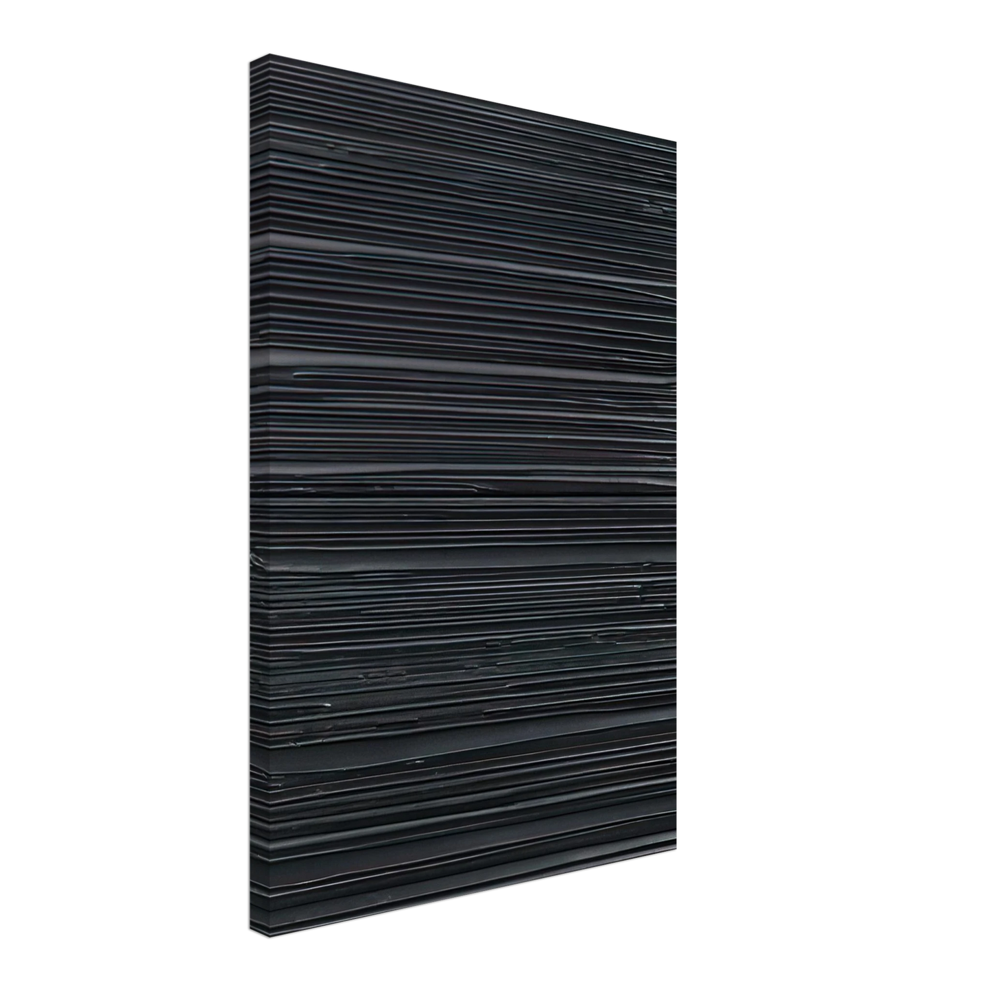 Pierre Soulages - Peinture 103 x 81 cm, 18 Mars 2004 - 2004 Canvas - 40x60 cm / 16x24 inches-canvas