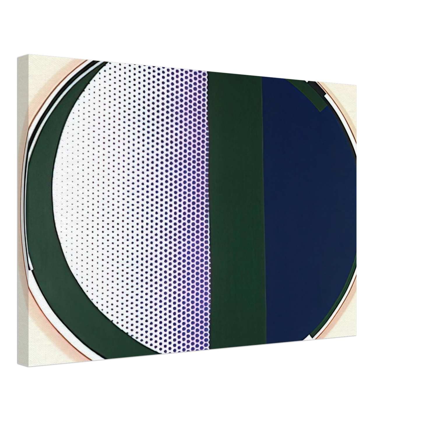 Roy Lichtenstein - MIRROR 1972 Canvas - 40x60 cm / 16x24 inches-canvas