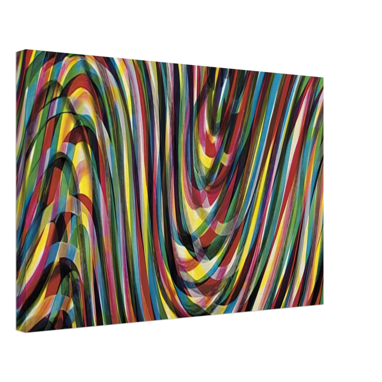 Sol LeWitt - Horizontal Wavy Lines Canvas - 70x100 cm / 28x40 inches-canvas