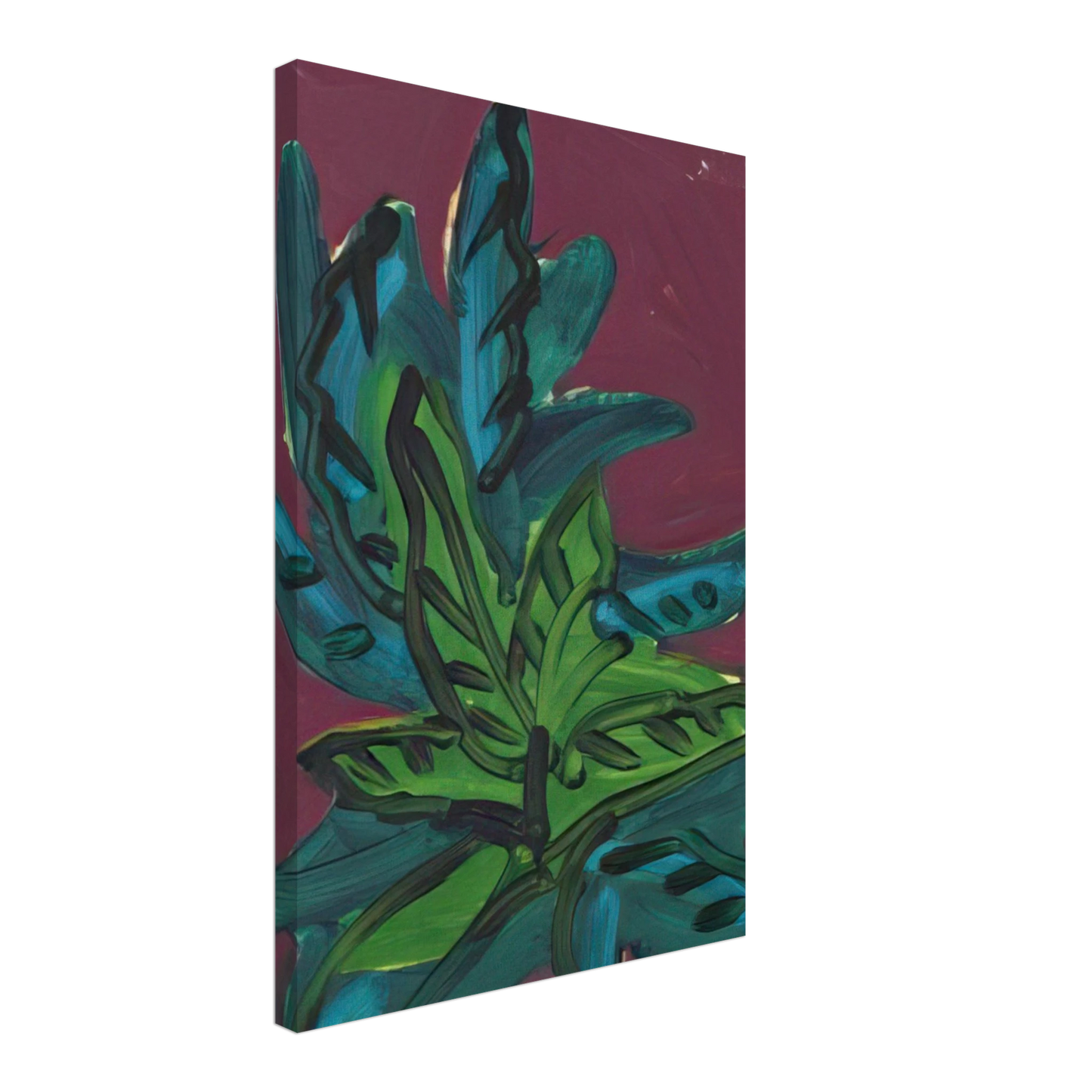 Charles Lapicque - Untitled - Fauvism, Tachisme Canvas - 40x60 cm / 16x24 inches-canvas