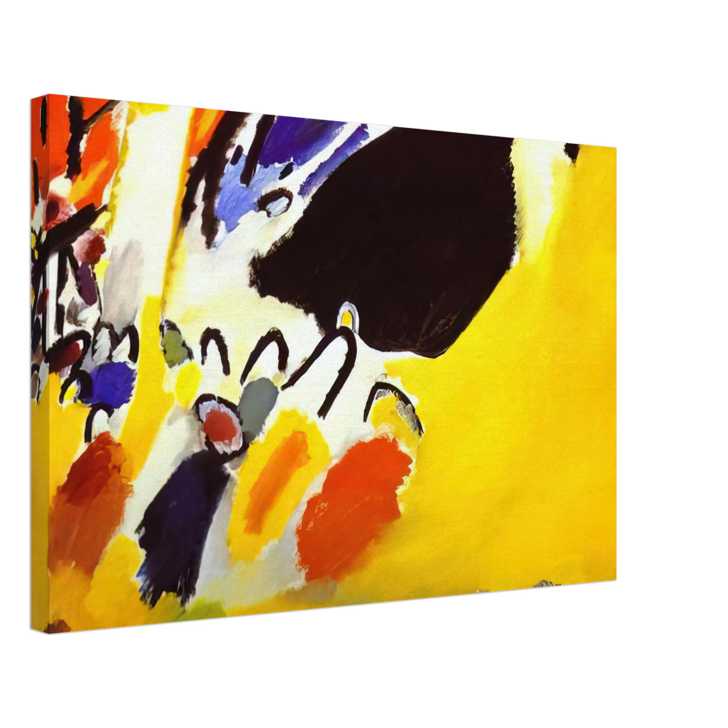 Wassily Kandinsky - IMPRESSION III CONCERT 1911 Canvas - 40x60 cm / 16x24 inches-canvas