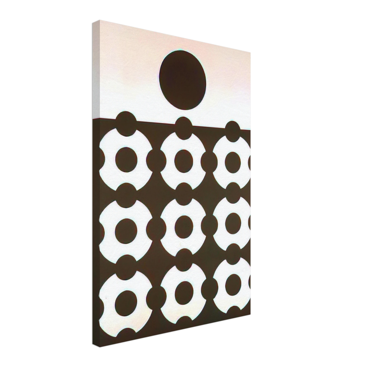Victor Vasarely - Relief Metal - 1960 Canvas - 40x60 cm / 16x24 inches-canvas