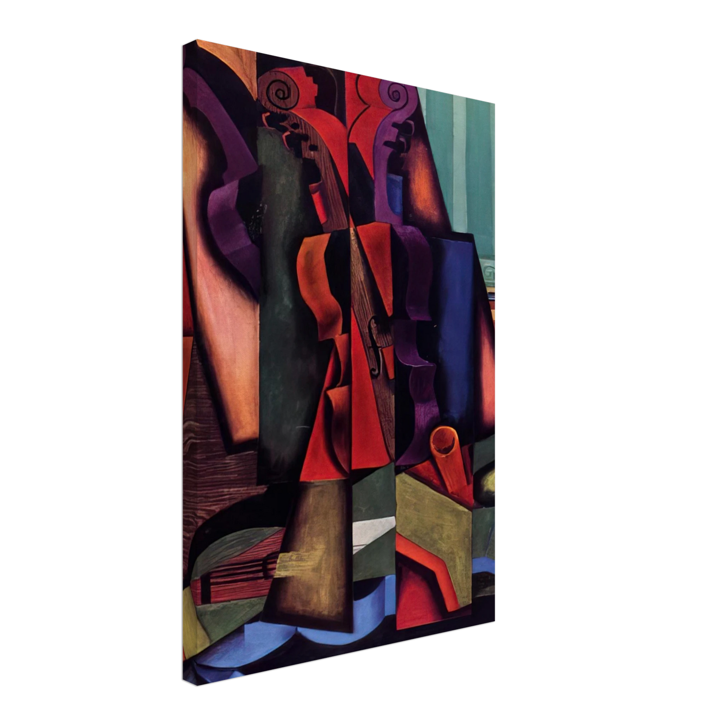 Juan Gris - VIOLIN AND GUITAR 1913 Canvas - 70x100 cm / 28x40 inches-canvas