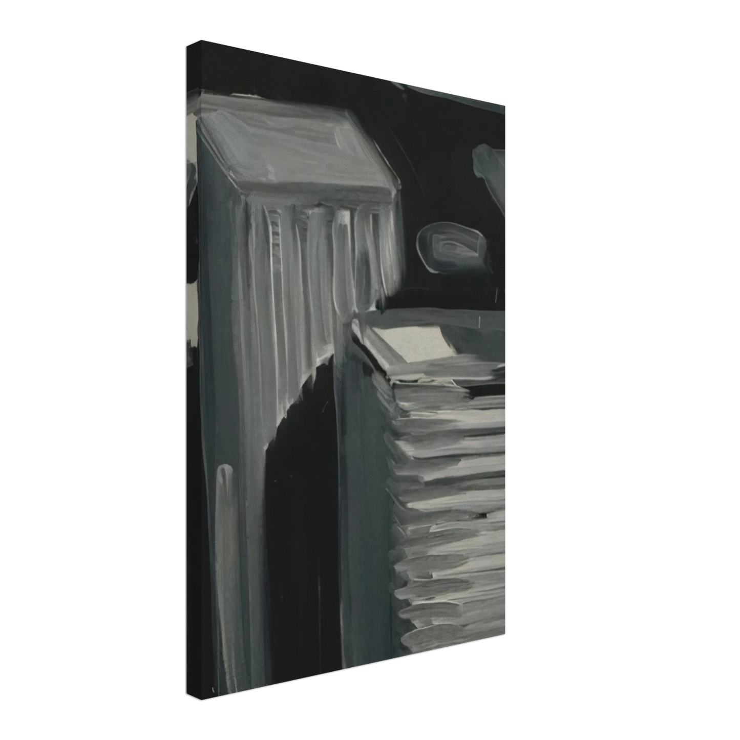 Gerhard Richter - TOWNSCAPE 1968 5 Canvas - 40x60 cm / 16x24 inches-canvas