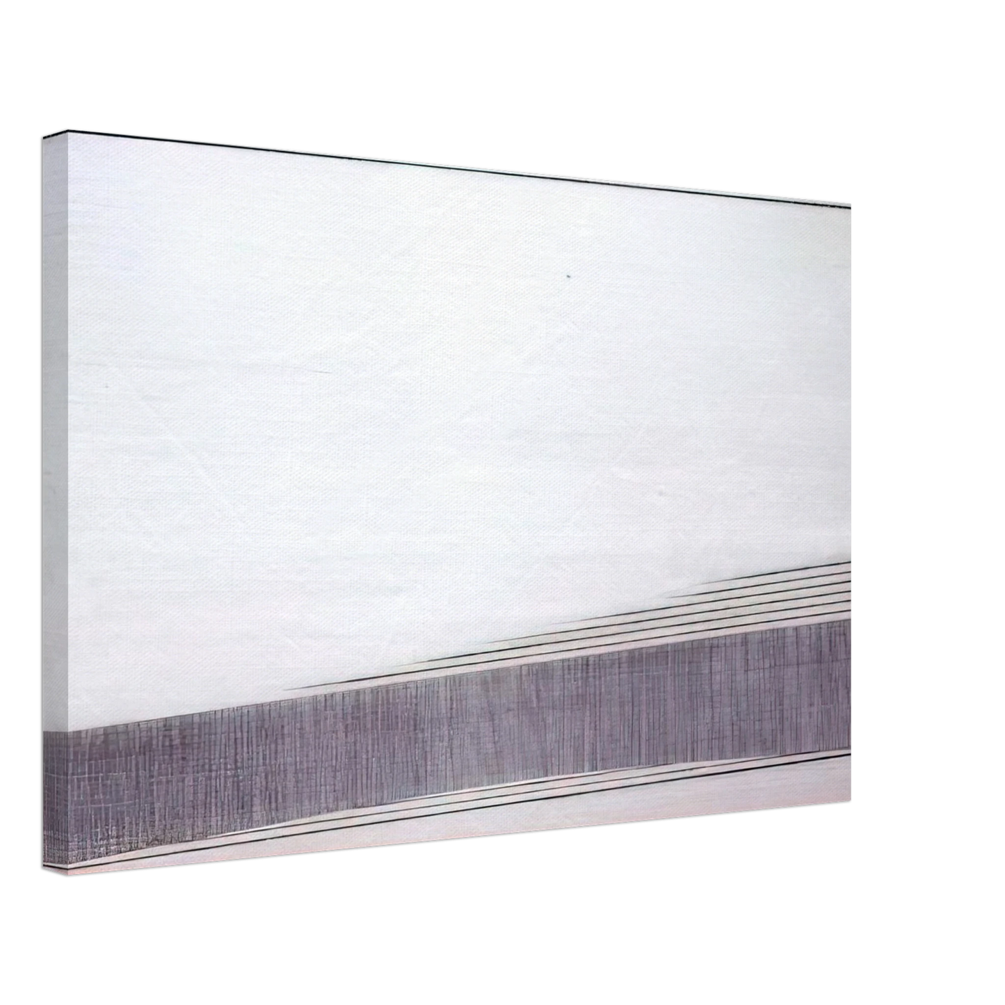 Bice Lazzari - La linea rossa - 1966 Canvas - 40x60 cm / 16x24 inches-canvas