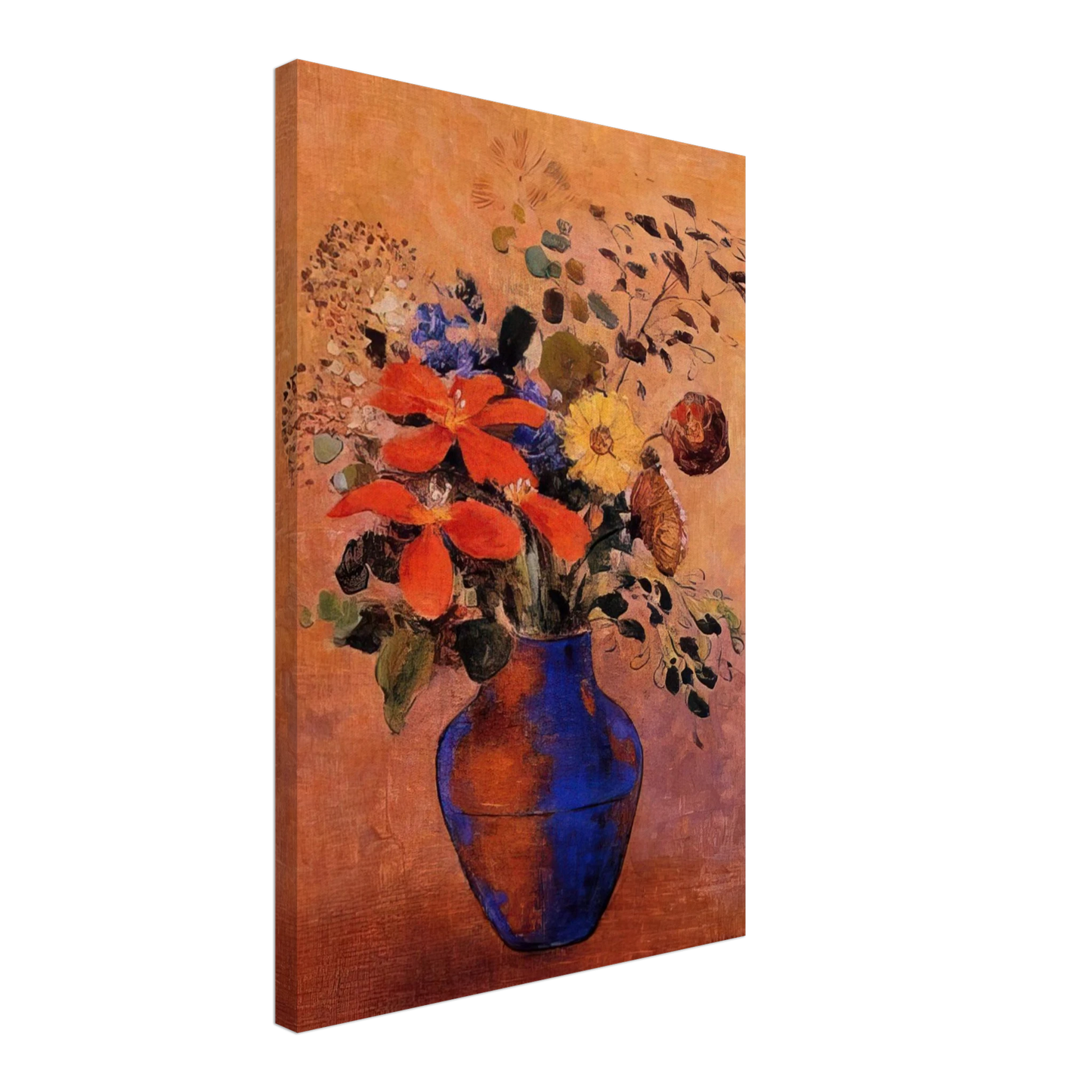 Odilon Redon - VASE OF FLOWERS 1 Canvas - 70x100 cm / 28x40 inches-canvas