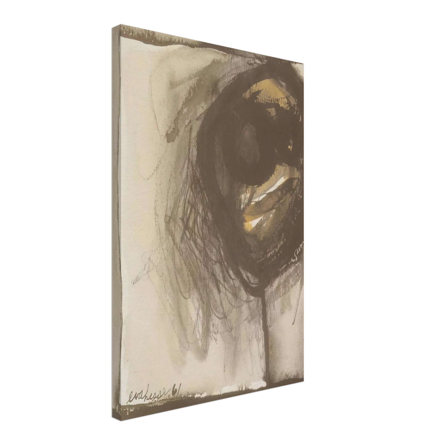 Eva Hesse - UNTITLED 1961 Canvas - 40x60 cm / 16x24 inches-canvas