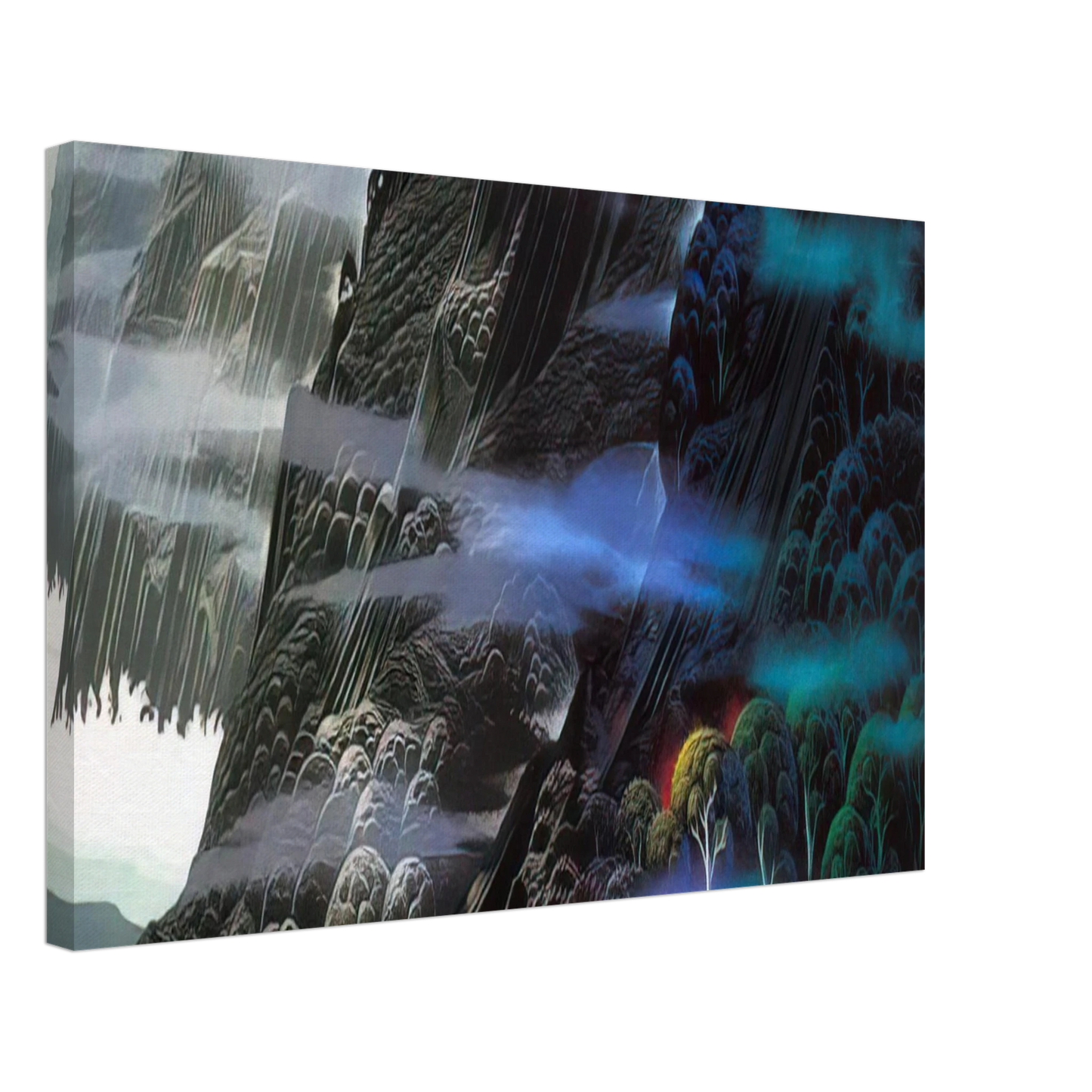 Eyvind Earle - Emerald Coast Canvas - 40x60 cm / 16x24 inches-canvas