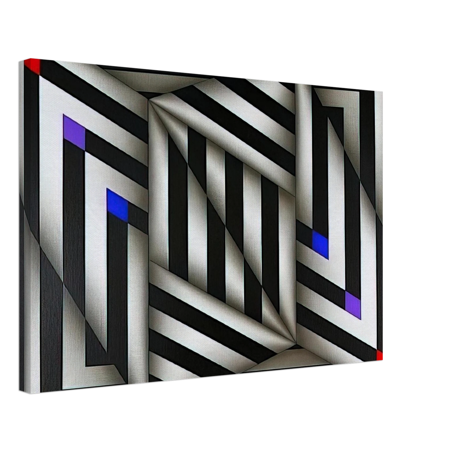 Omar Rayo - Saratoy III - 1980 Canvas - 70x100 cm / 28x40 inches-canvas