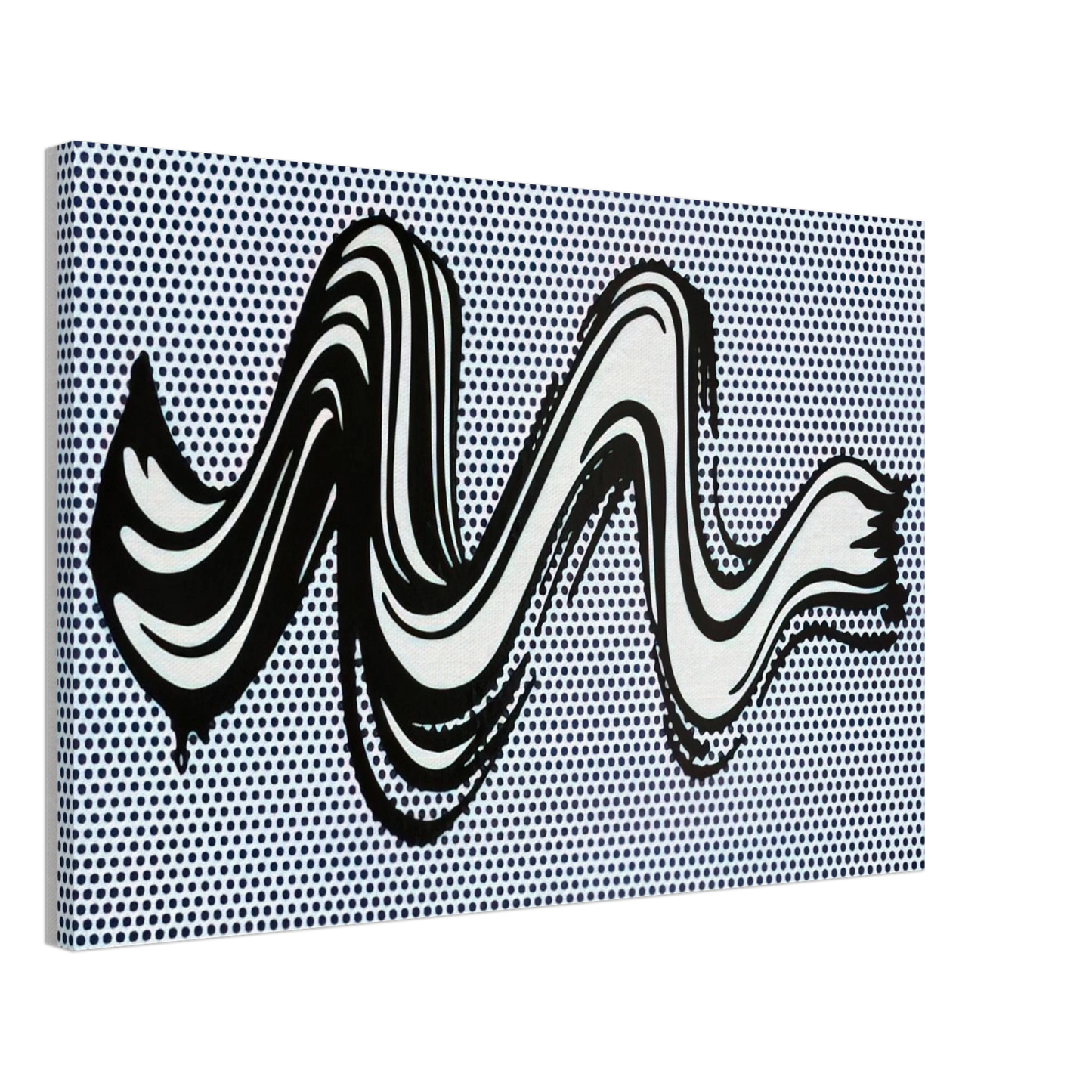 Roy Lichtenstein - BRUSHSTROKE 1965 Canvas - 40x60 cm / 16x24 inches-canvas