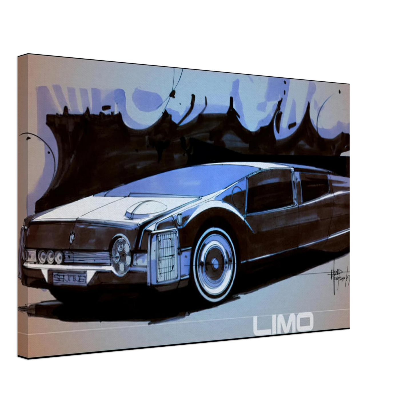Syd Mead - Syd Mead Canvas - 70x100 cm / 28x40 inches-canvas