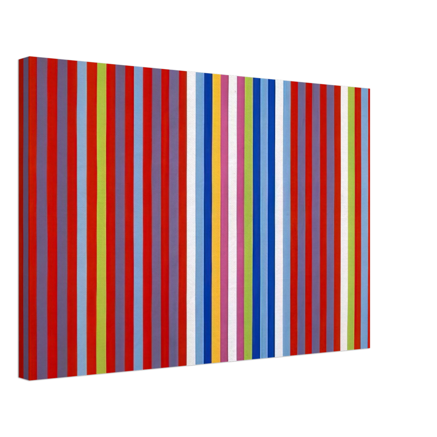 Gene Davis - Pepper Pot - 1966 Canvas - 70x100 cm / 28x40 inches-canvas