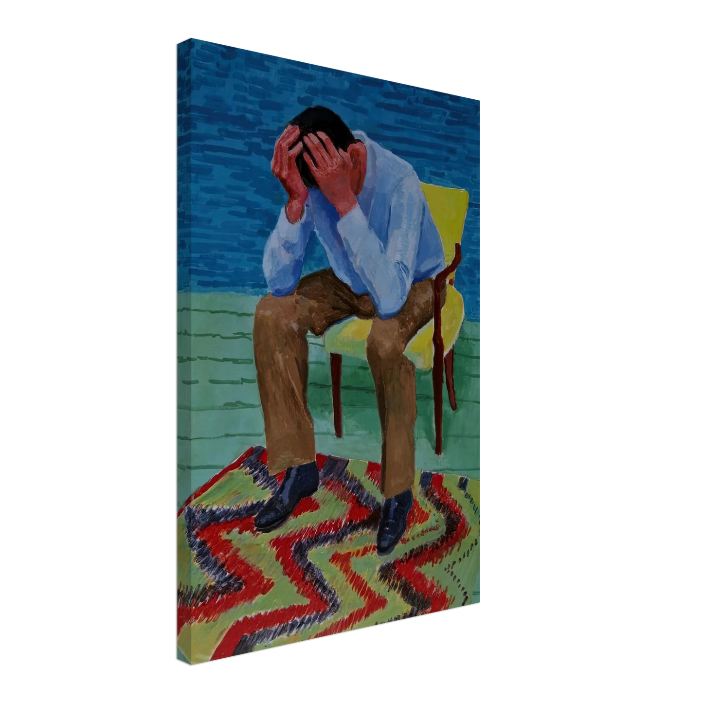 David Hockney - David Hockney Canvas - 40x60 cm / 16x24 inches-canvas