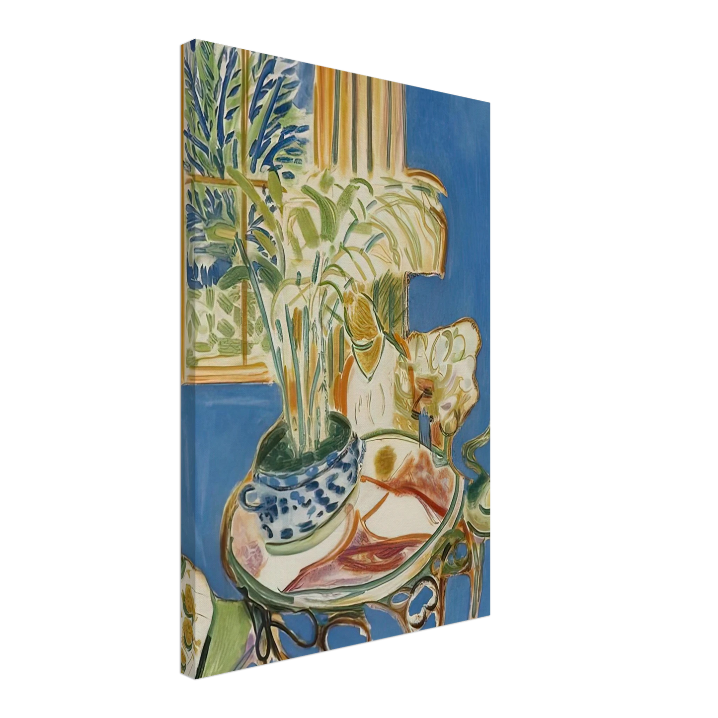 Henri Matisse - BLUE INTERIOR 1947 Canvas - 70x100 cm / 28x40 inches-canvas