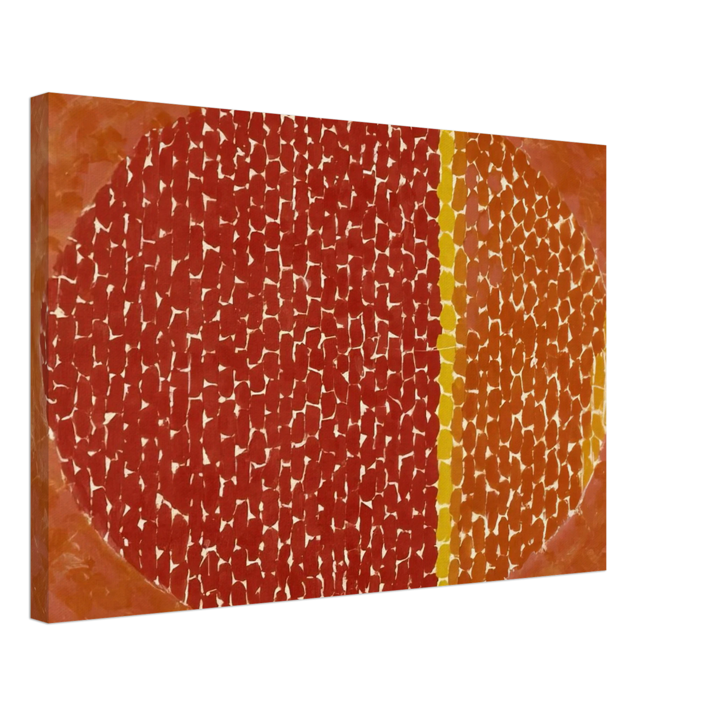 Alma Woodsey Thomas - SNOOPY SEES EARTH WRAPPED IN SUNSET 1970 Canvas - 70x100 cm / 28x40 inches-canvas