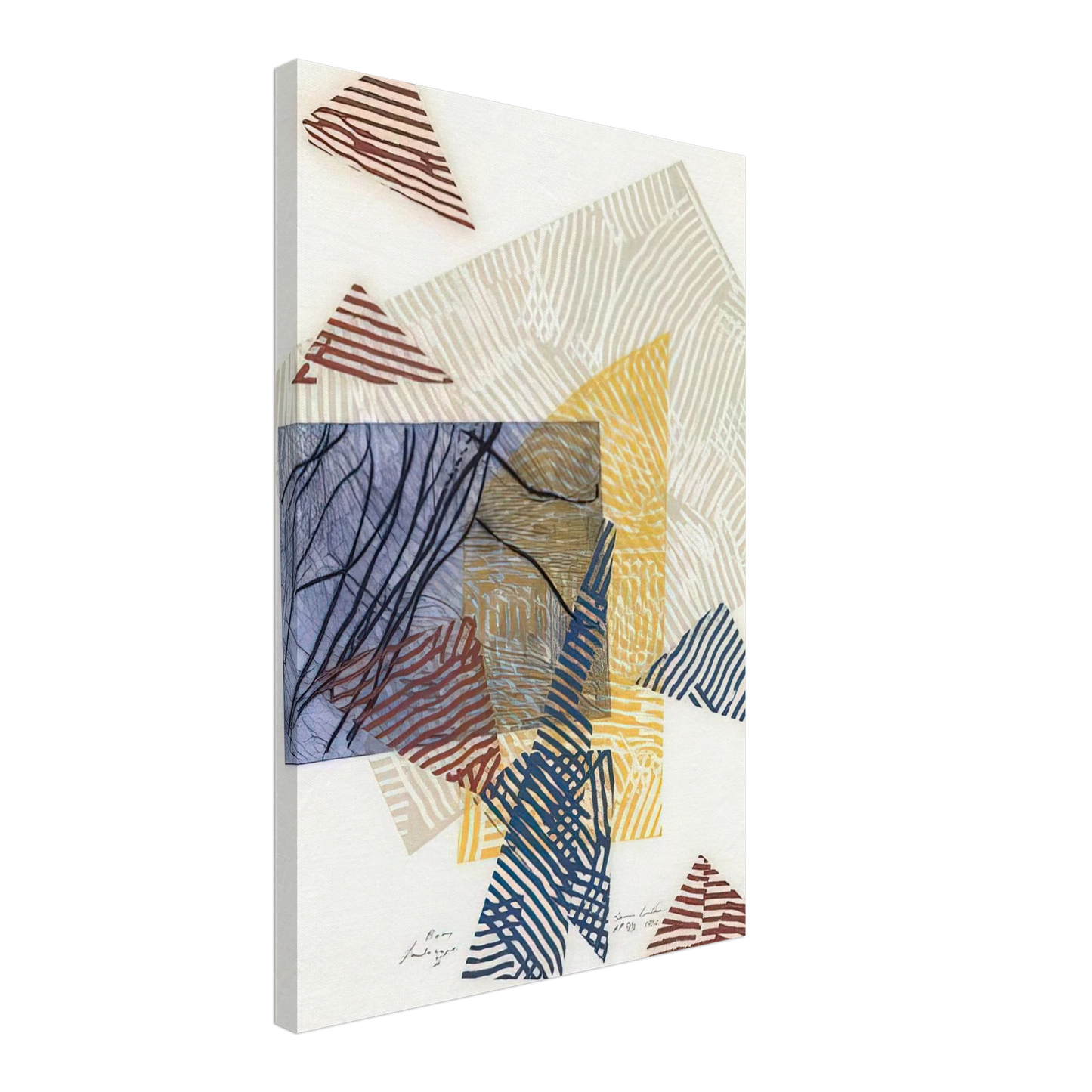 Sam Gilliam - Buoy Landscape II Canvas - 40x60 cm / 16x24 inches-canvas