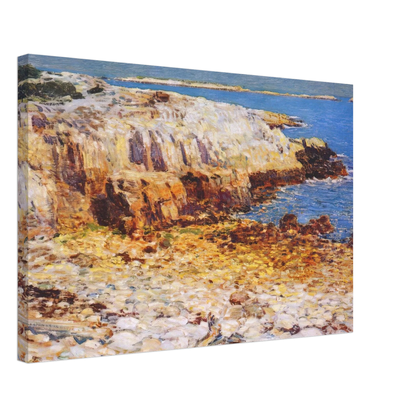 Childe Hassam - Northeast Headlands, New England Coast Canvas - 70x100 cm / 28x40 inches-canvas
