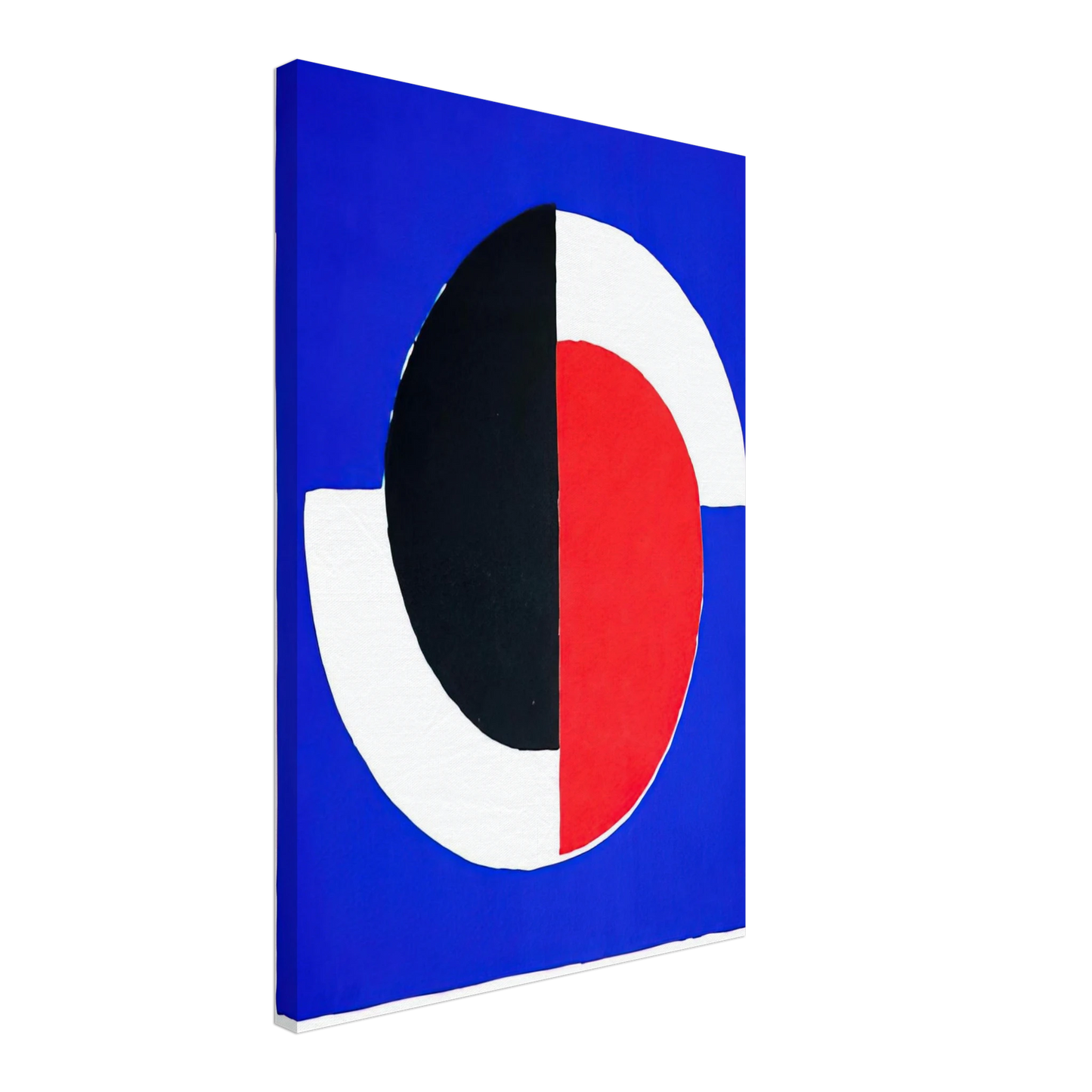 Sonia Delaunay - COMPOSITION RED BLUE BLACK WHITE Canvas - 40x60 cm / 16x24 inches-canvas