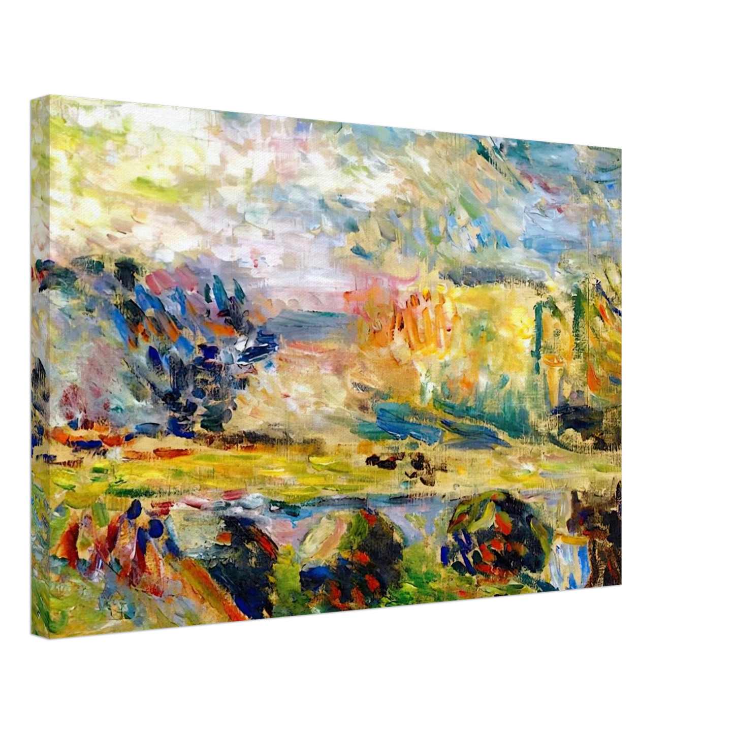 Henri Matisse - THE BRIDGE 1901 Canvas - 70x100 cm / 28x40 inches-canvas