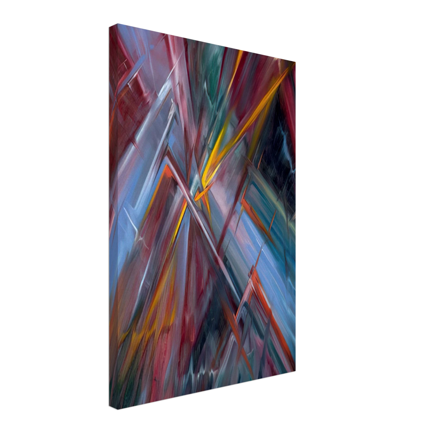 Konrad Zuse - Colorful Flashes Canvas - 70x100 cm / 28x40 inches-canvas