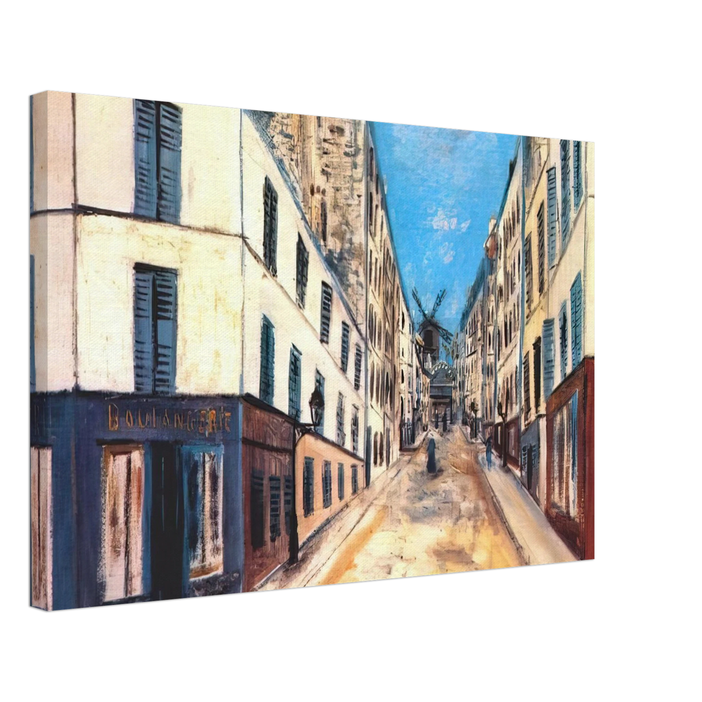 Maurice Utrillo - THOLOZE STREET Canvas - 70x100 cm / 28x40 inches-canvas