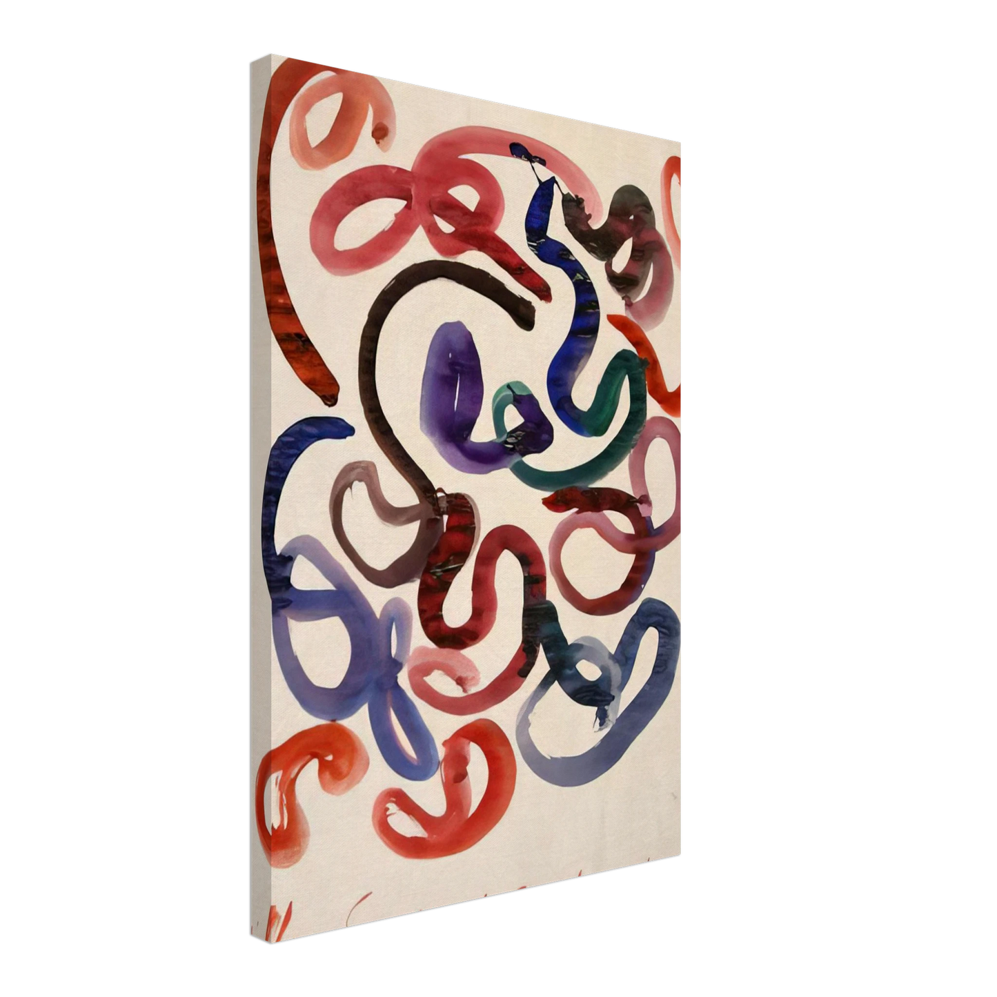 William Saroyan - #10 March 10, 1963 NYC - 1963 Canvas - 70x100 cm / 28x40 inches-canvas