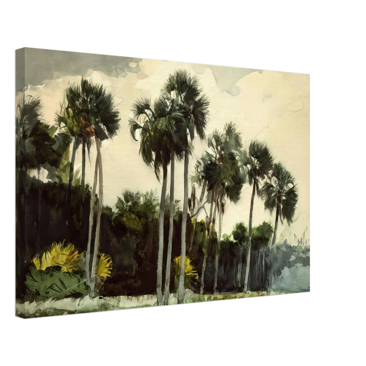 Winslow Homer - THE TURKEY BUZZARD Canvas - 70x100 cm / 28x40 inches-canvas