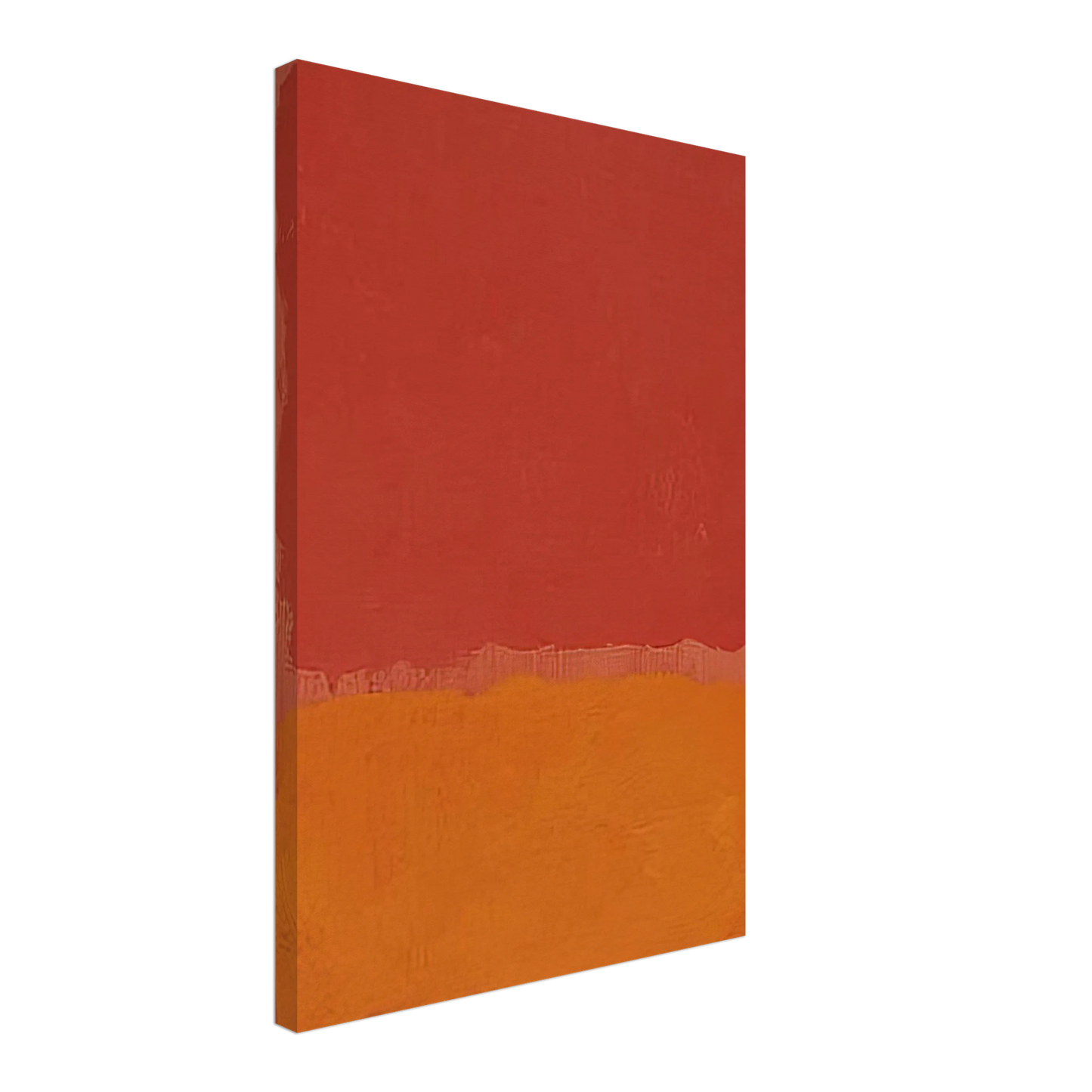 Mark Rothko - Untitled Red and Orange on Salmon - 1969 Canvas - 40x60 cm / 16x24 inches-canvas