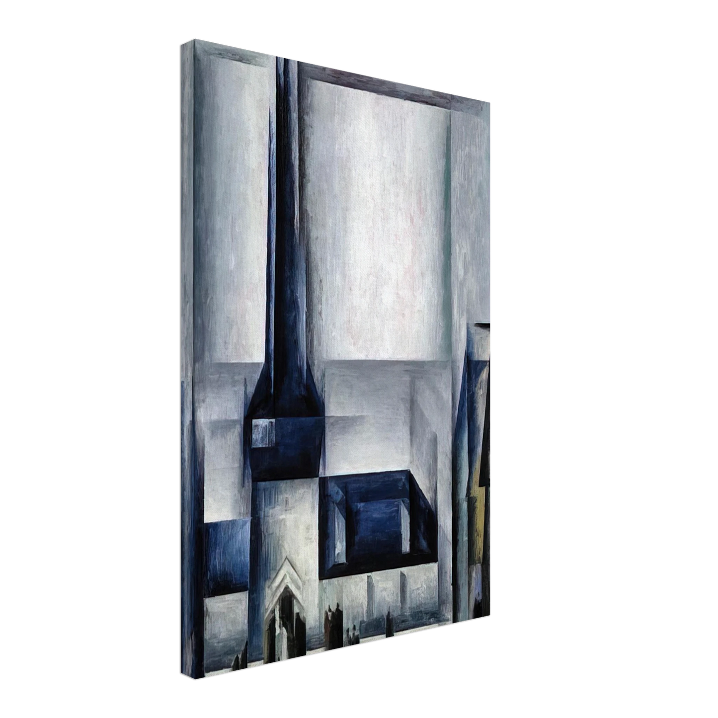 Lyonel Feininger - GELMERODA III 1913 Canvas - 70x100 cm / 28x40 inches-canvas