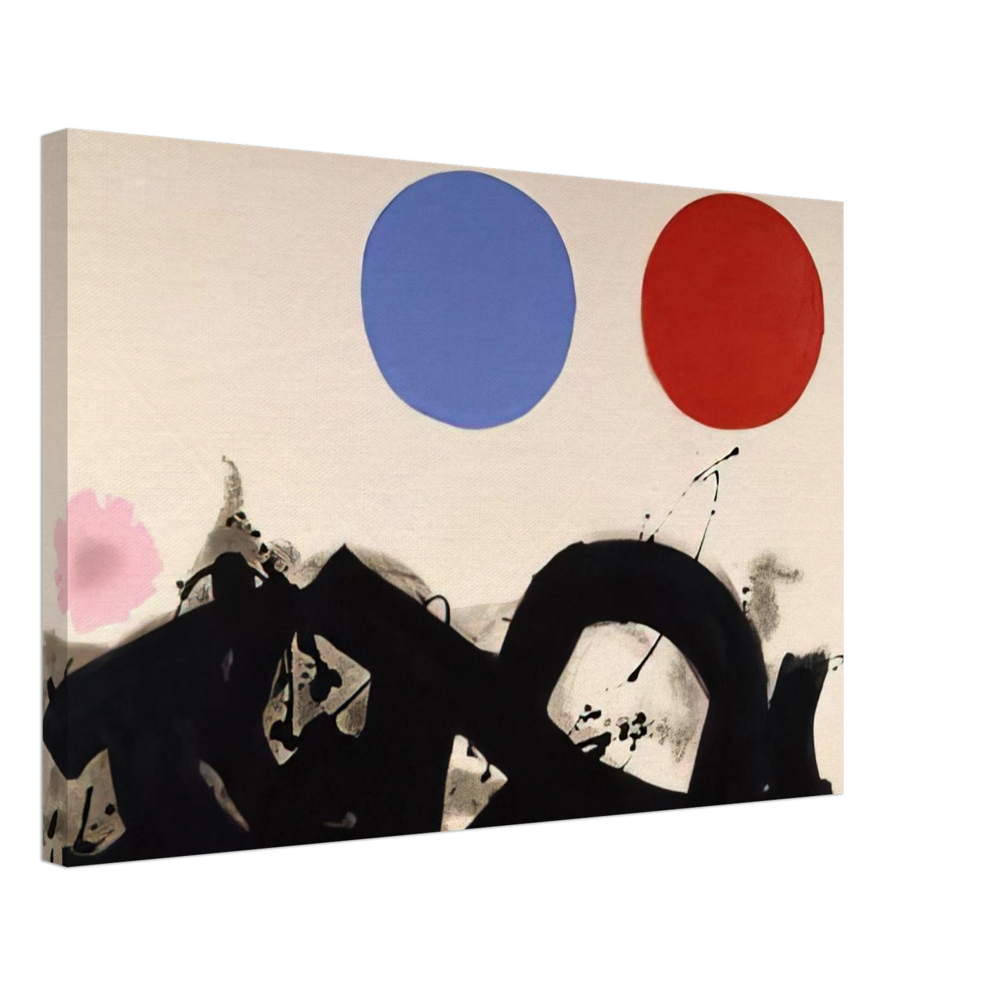 Adolph Gottlieb - Rolling - 1961 Canvas - 40x60 cm / 16x24 inches-canvas