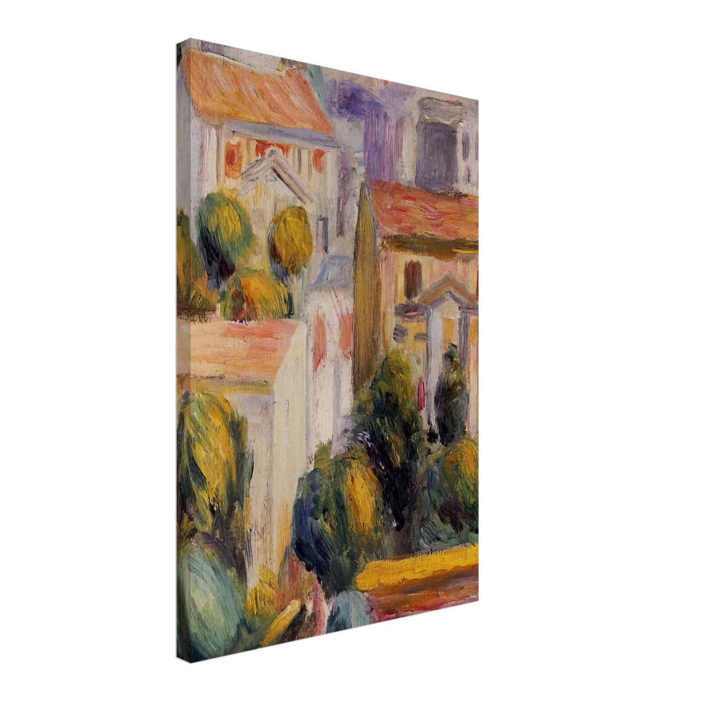 Pierre-Auguste Renoir - House at Cagnes Canvas - 40x60 cm / 16x24 inches-canvas