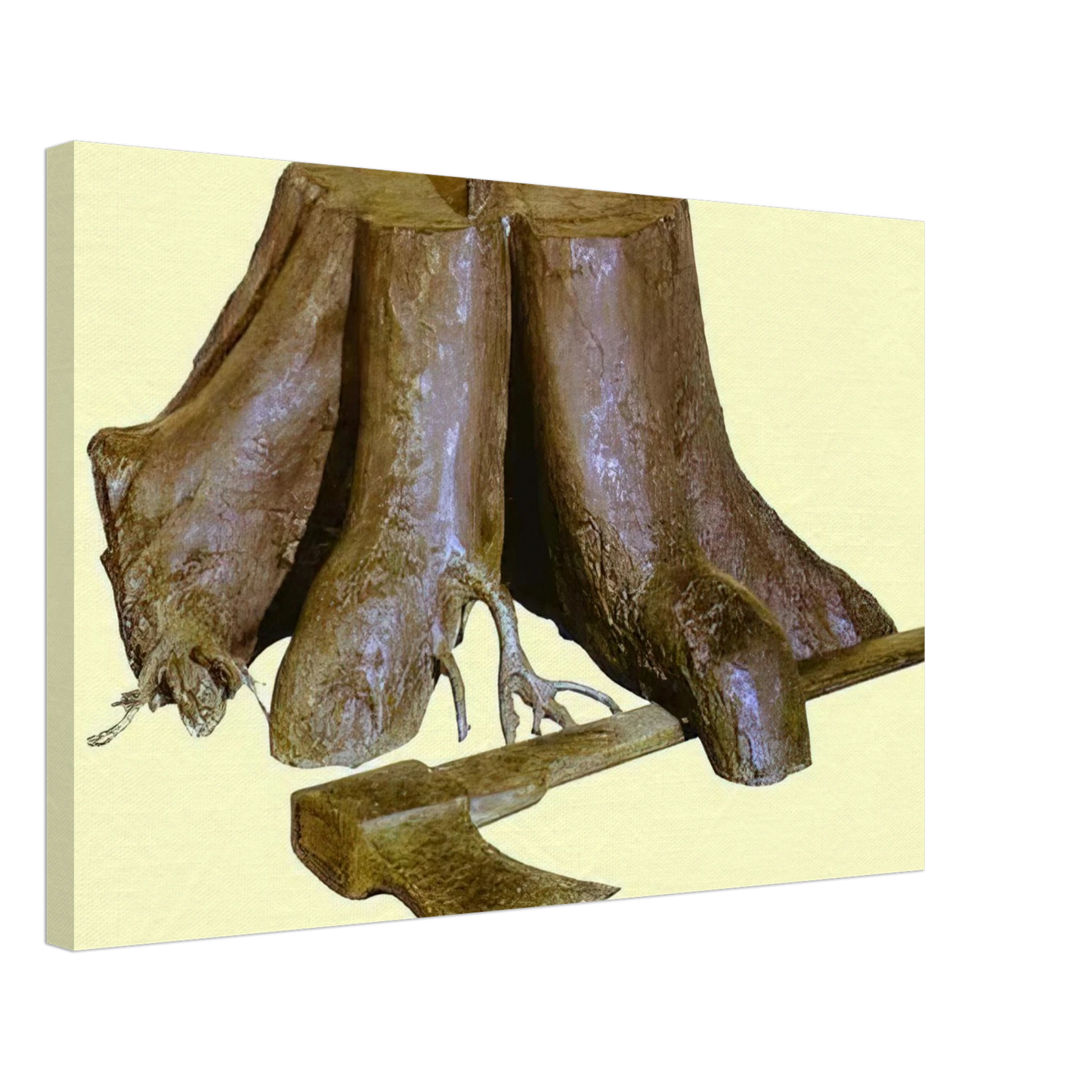 Rene Magritte - THE LABOURS OF ALEXANDER 1967 Canvas - 40x60 cm / 16x24 inches-canvas