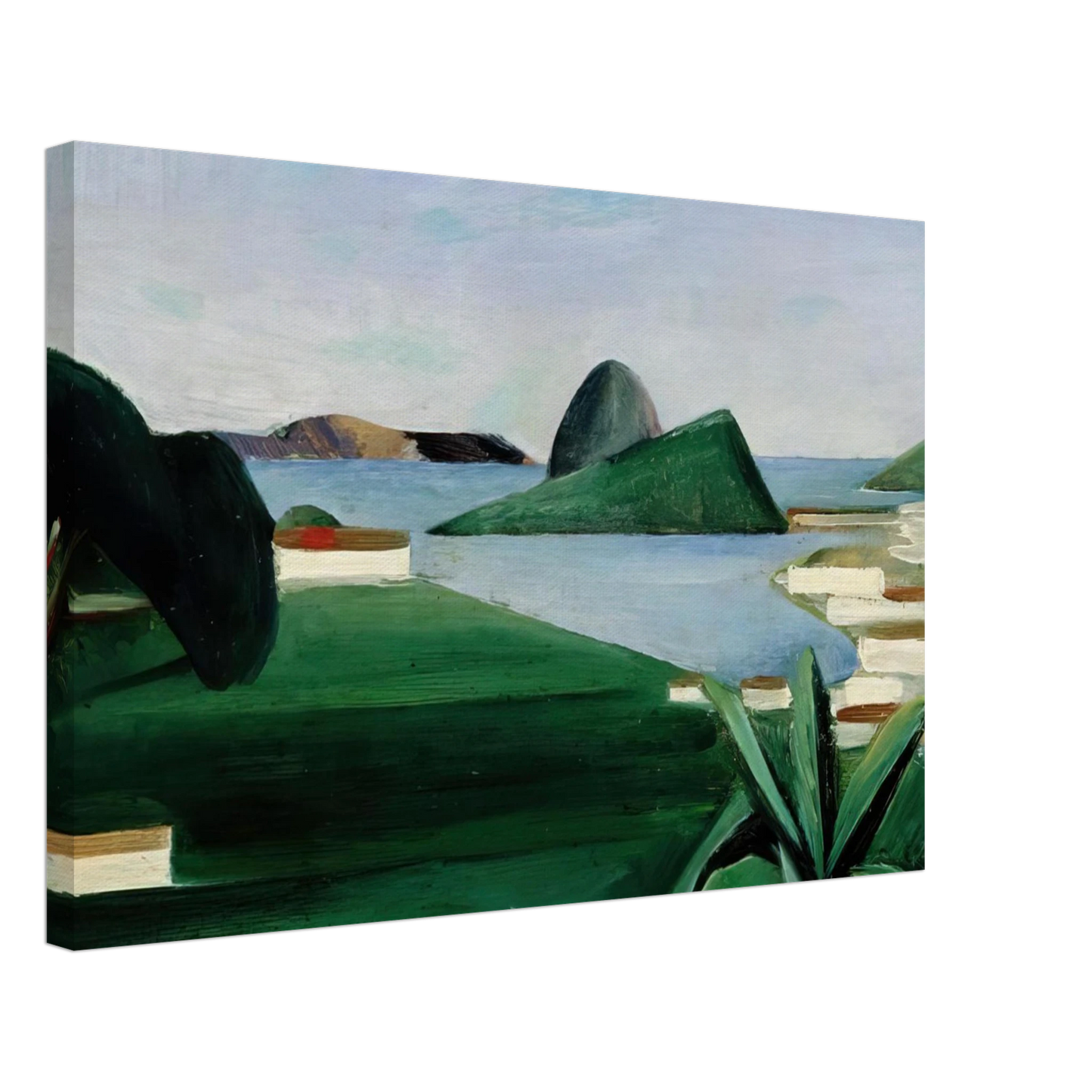 Tarsila do Amaral - Rio de Janeiro Canvas - 40x60 cm / 16x24 inches-canvas