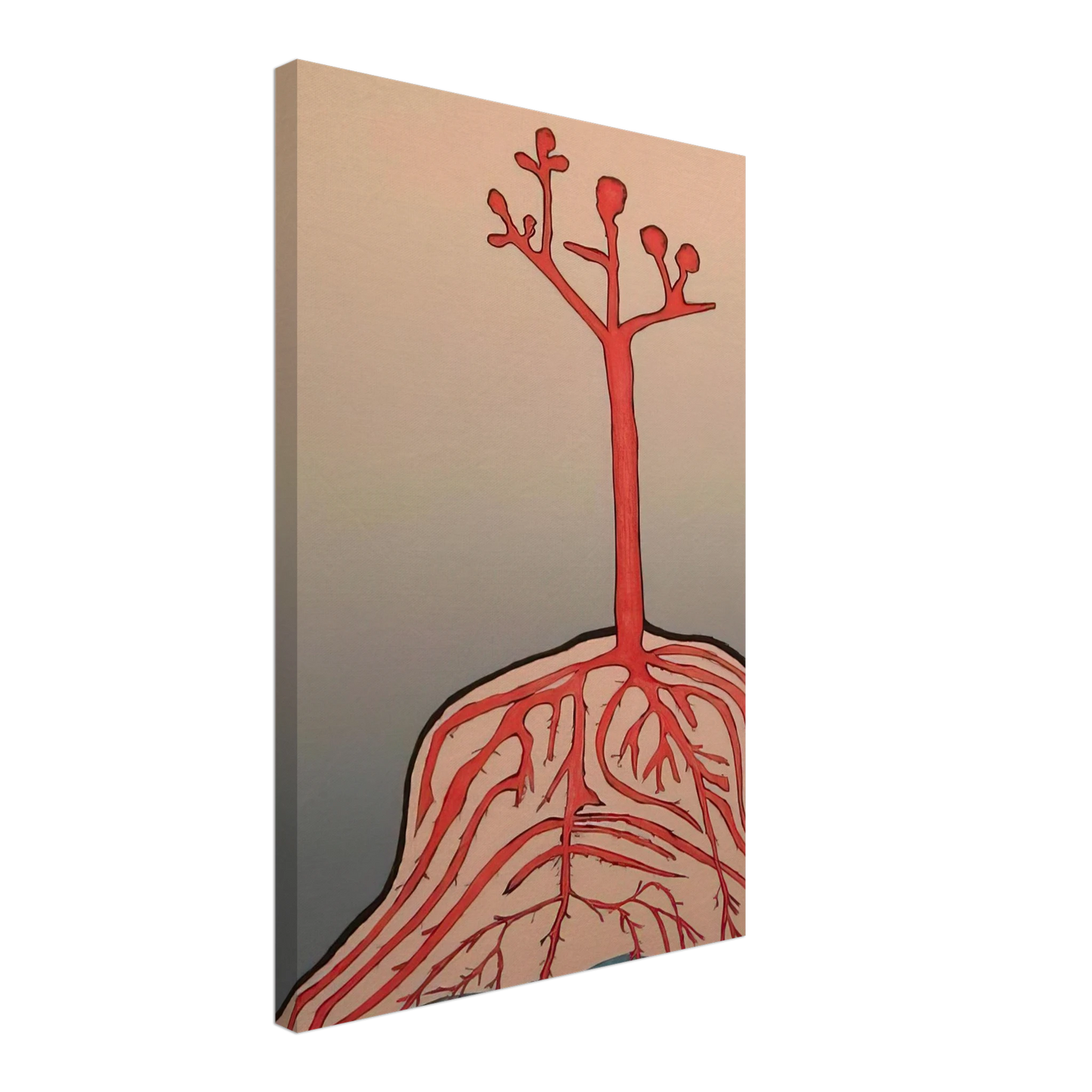 Louise Bourgeois - THE AINU TREE Canvas - 40x60 cm / 16x24 inches-canvas