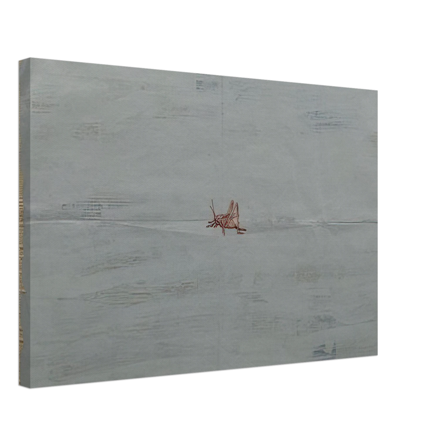 Paul Thek - Grasshopper - 1975 Canvas - 40x60 cm / 16x24 inches-canvas