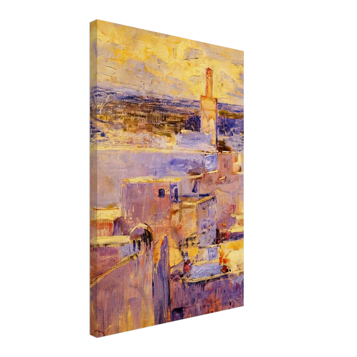 Theo van Rysselberghe - VIEW OF MEKNES MOROCCO Canvas - 40x60 cm / 16x24 inches-canvas