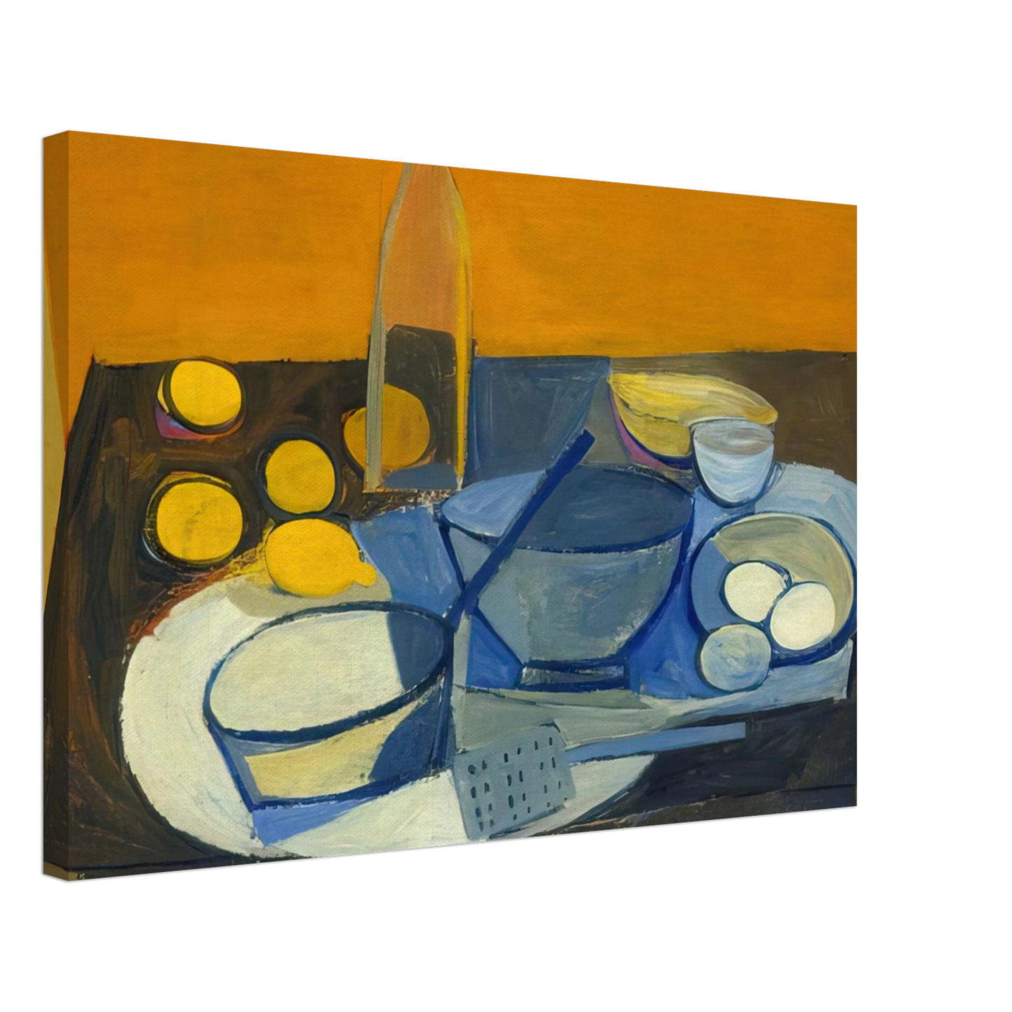 William Scott - Kitchen Still Life - 1948 Canvas - 40x60 cm / 16x24 inches-canvas
