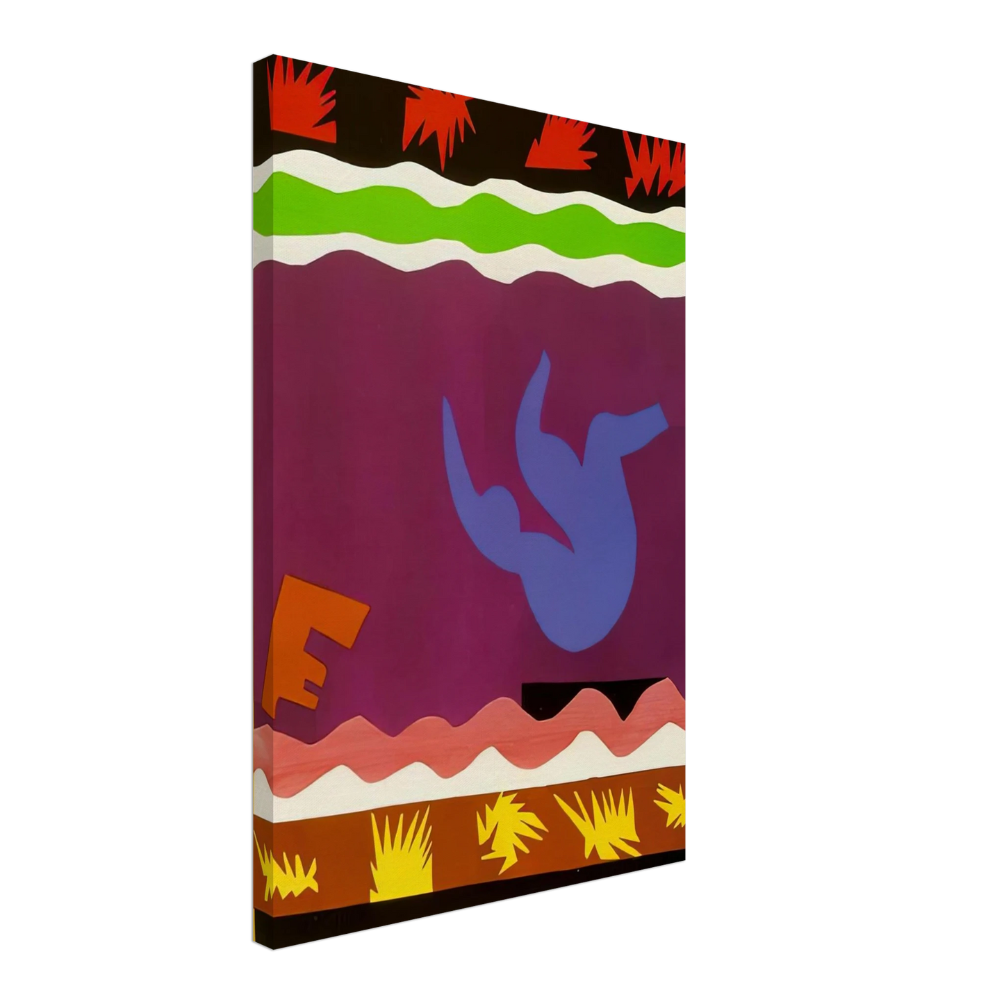 Henri Matisse - THE TOBOGGAN 1943 Canvas - 70x100 cm / 28x40 inches-canvas