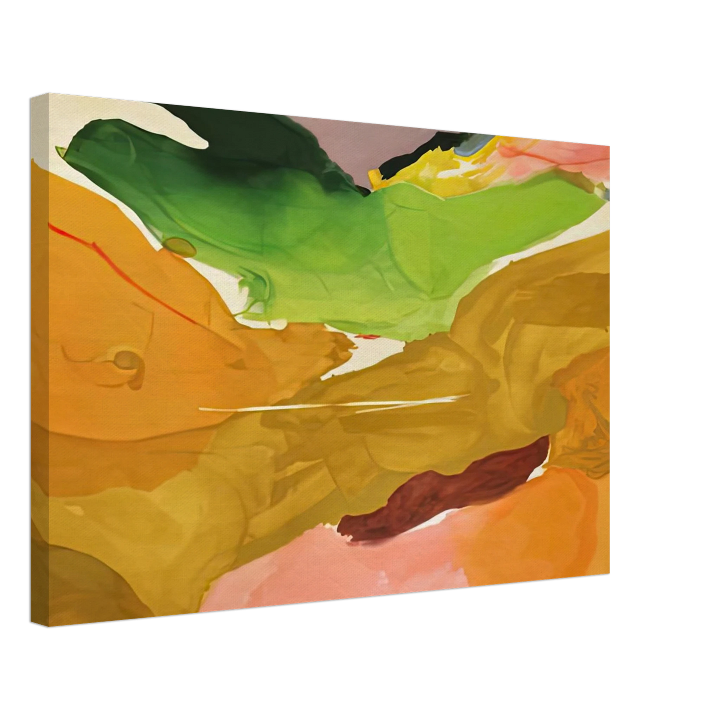 Helen Frankenthaler - Nature Abhors a Vacuum, 1973- Canvas - 70x100 cm / 28x40 inches-canvas