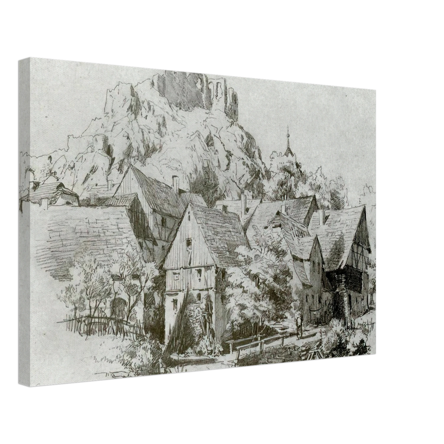 John Singer Sargent - Engelsburg Canvas - 40x60 cm / 16x24 inches-canvas