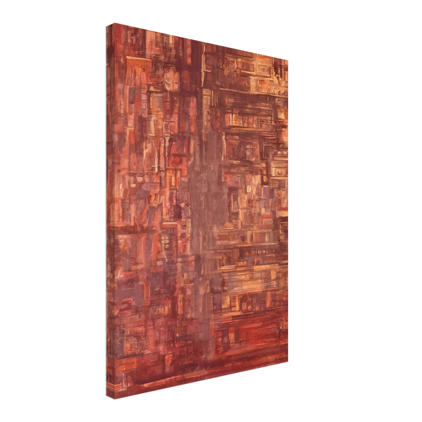 Maria Helena Vieira da Silva - Untitled - 1978 Canvas - 40x60 cm / 16x24 inches-canvas