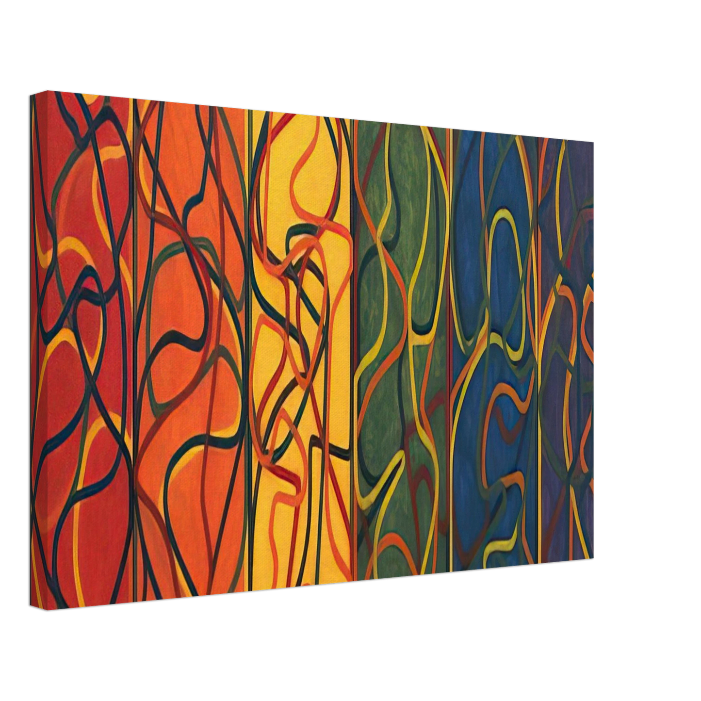 Brice Marden - The Propitious Garden of Plane Image Version One - 2005 Canvas - 40x60 cm / 16x24 inches-canvas