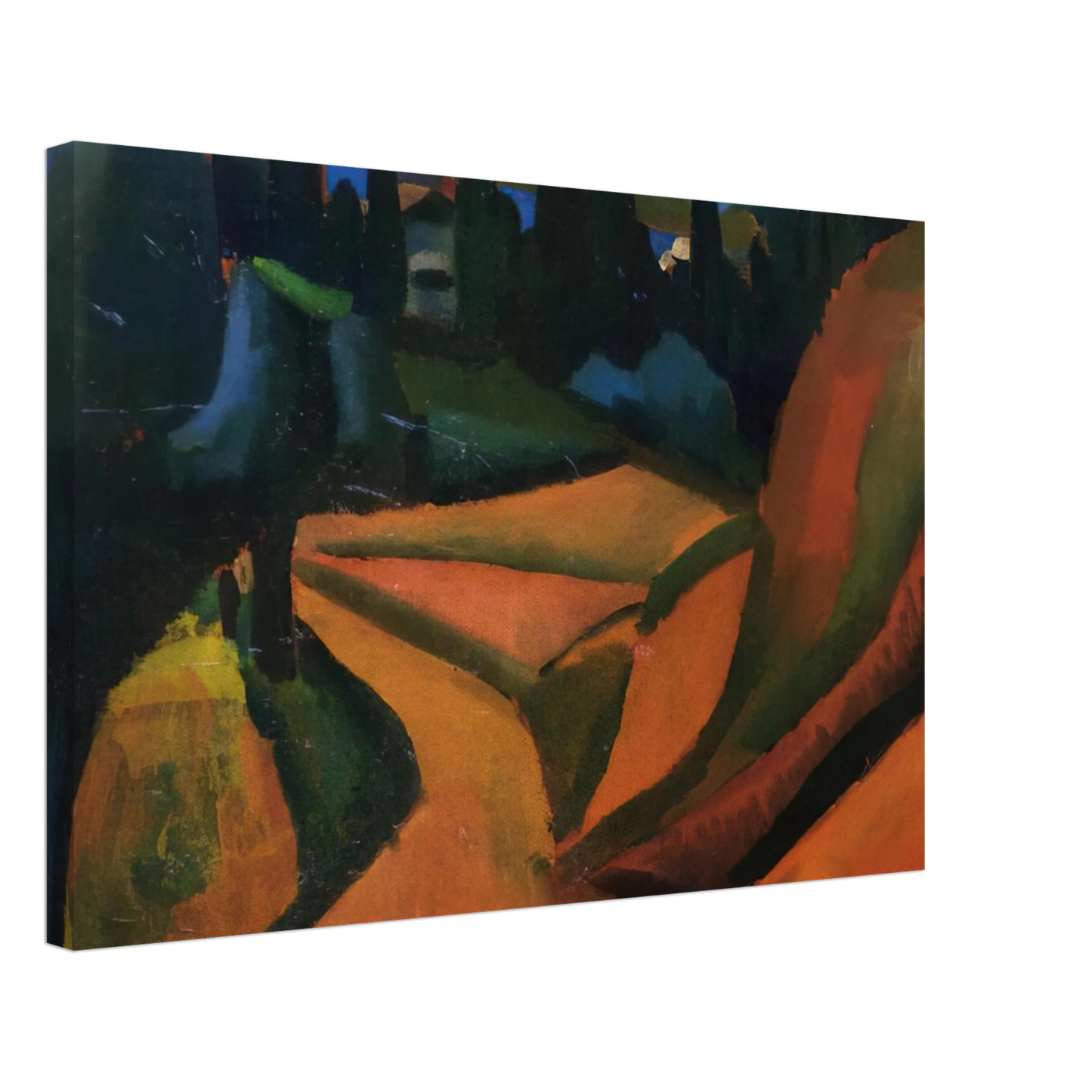 Andre Derain - LANDSCAPE NEAR MARTIGUES 1908 Canvas - 70x100 cm / 28x40 inches-canvas