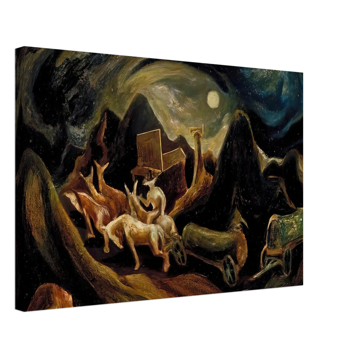 Jackson Pollock - GOING WEST 1935 1 Canvas - 70x100 cm / 28x40 inches-canvas