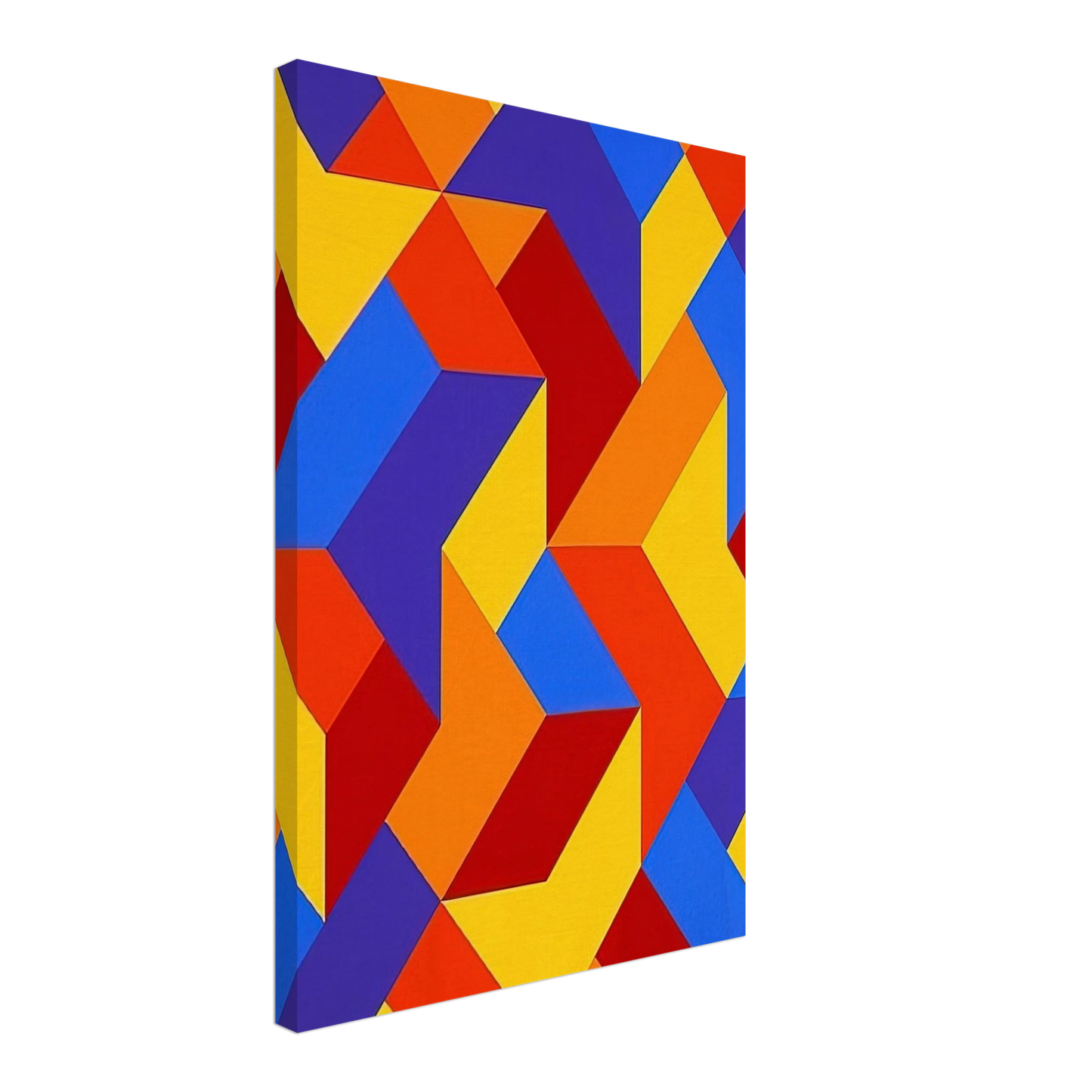 Karl Benjamin - #3 - 1969 Canvas - 70x100 cm / 28x40 inches-canvas