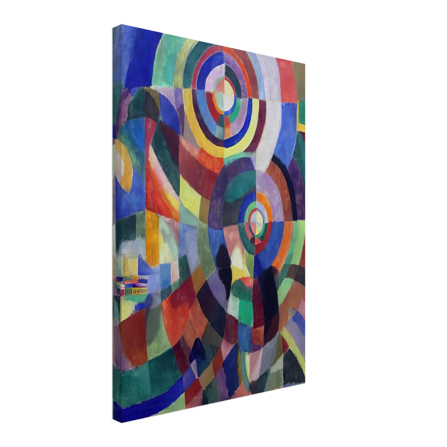 Sonia Delaunay - ELECTRIC PRISMS 1 Canvas - 40x60 cm / 16x24 inches-canvas