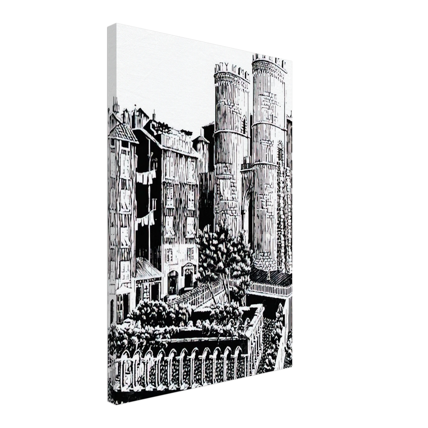 MC Escher - ESCHER (25) Canvas - 40x60 cm / 16x24 inches-canvas