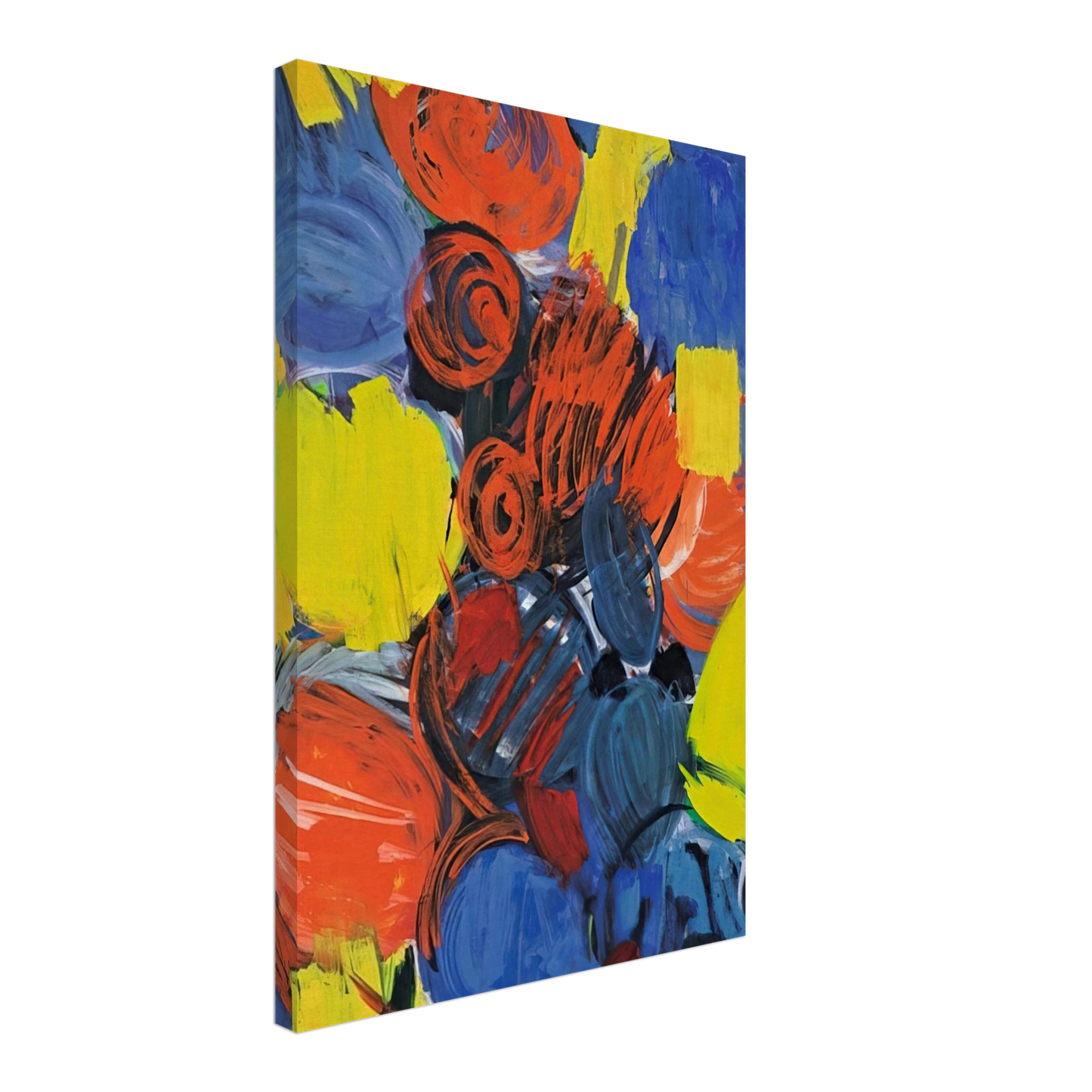 Ernst Wilhelm Nay - Weizengelb - 1962 Canvas - 40x60 cm / 16x24 inches-canvas