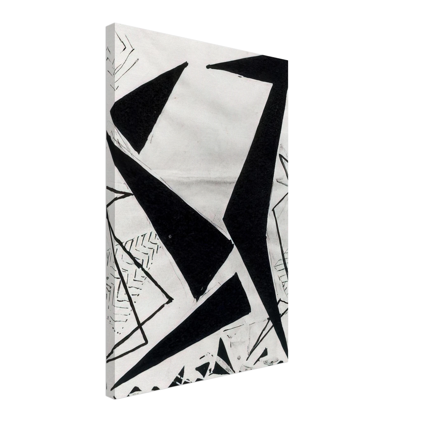 Frantisek Kupka - Study in black and white Canvas - 70x100 cm / 28x40 inches-canvas