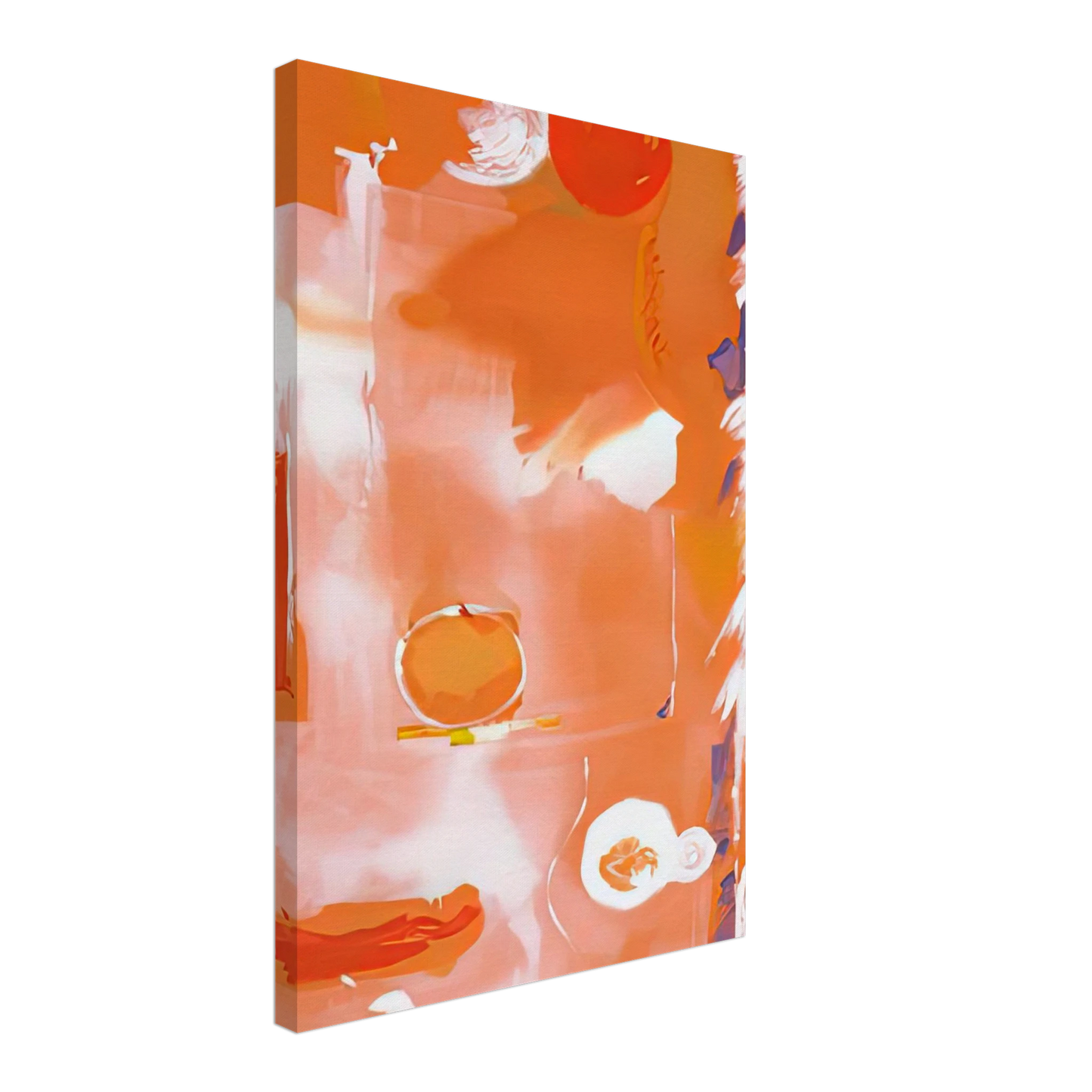 Helen Frankenthaler - Seeing the Moon on a Hot Summer Day, 1987- Canvas - 40x60 cm / 16x24 inches-canvas